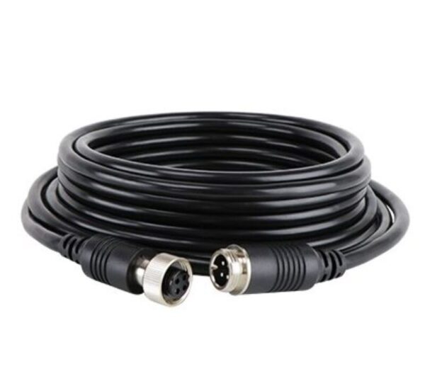 Male to Female 4-Pin & 6-Pin IP Aviation Video Cable (3M, 5M, 7M, 10M, 15M, 20M) Transmits video, audio and power in one cable. Widely used in truck/trailer/school buses.