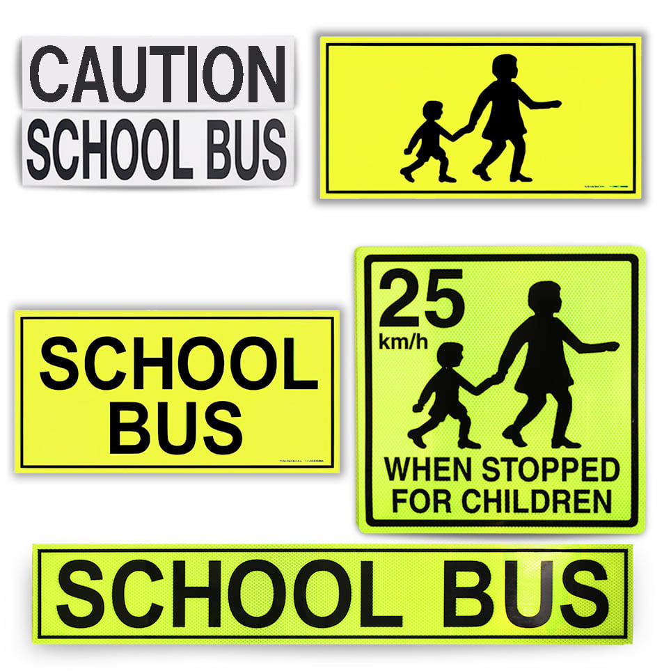 Photo of South Australian school bus signs
